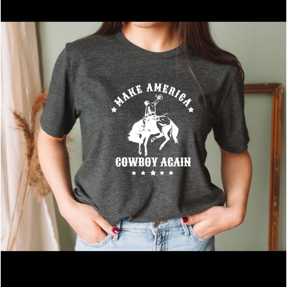 Make America Cowboy Again tee